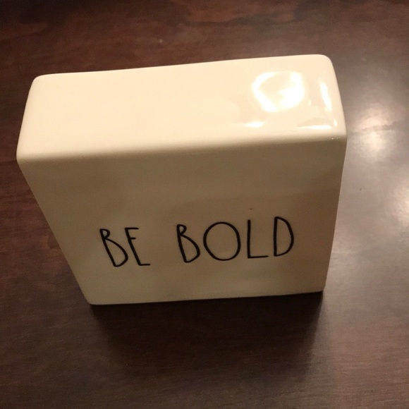 Rae Dunn Other - Rae Dunn Stationery; be bold/be you Paperweight